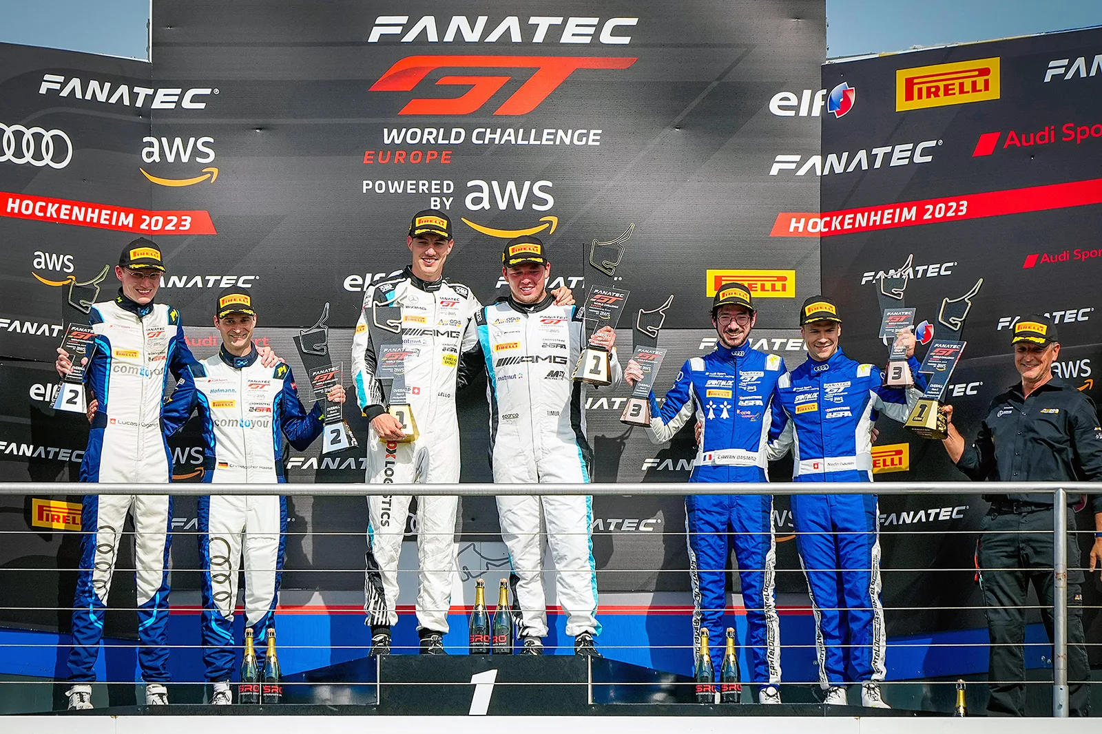 CHRISTOPHER HAASE IN DER GT WORLD CHALLENGE:  STARKE PODIUMSPLATZIERUNG BEIM „HEIMSPIEL“ IN HOCKENHEIM!